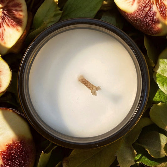 Bougie végétale parfumée "Feuilles de figuier"
