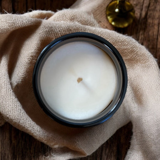 Bougie végétale parfumée "Feu de bois"