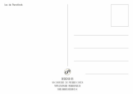 Carte postale le Lac de Pierrefonds