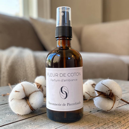 Parfum d'ambiance "Fleur de coton" pour la maison