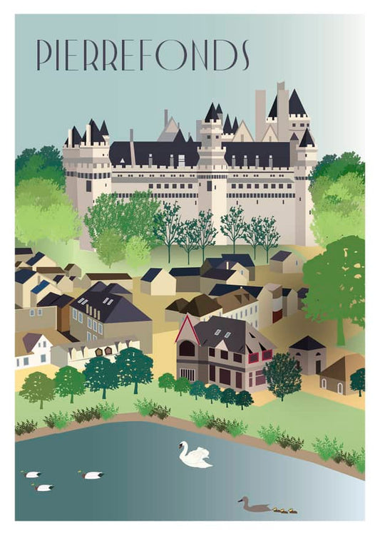 Carte postale Château de Pierrefonds