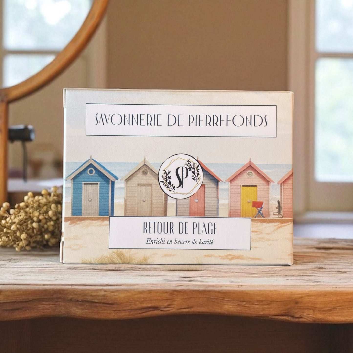 Savon Surgras "Retour de plage" Beurre de karité et Monoï