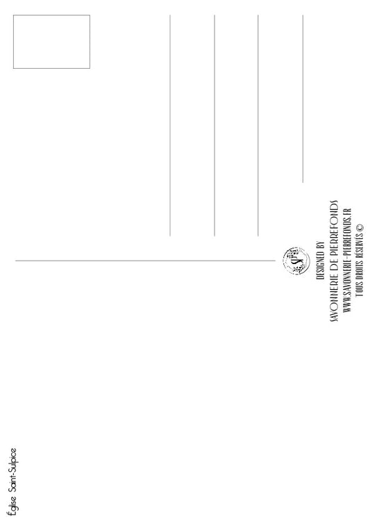 Carte postale "Église de Pierrefonds"