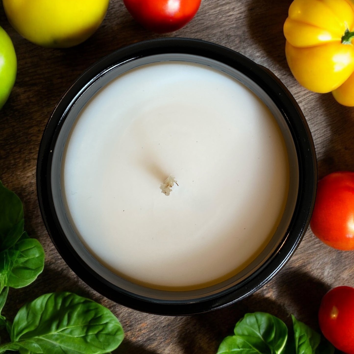 Bougie végétale parfumée "Tomate Basilic"