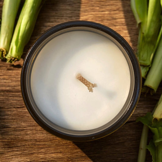 Bougie végétale parfumée "Rhubarbe"