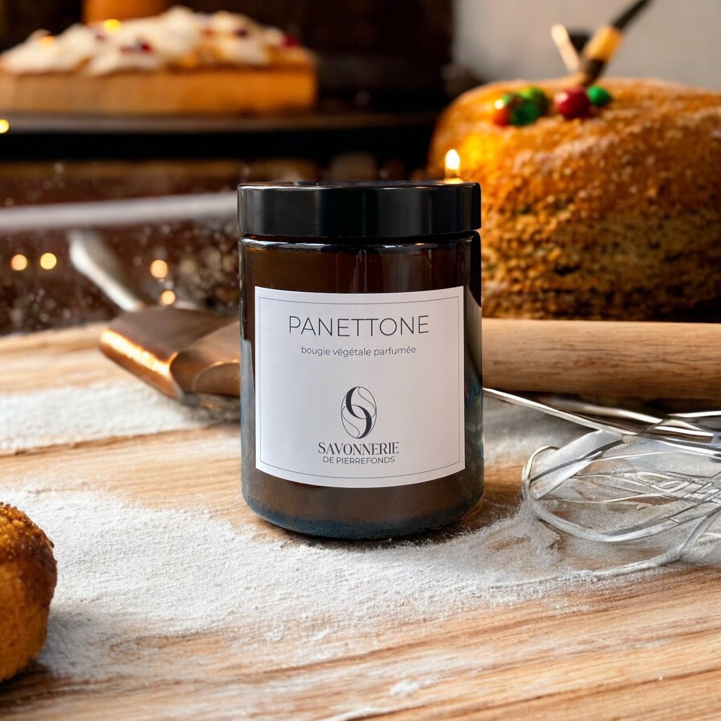 "Cotton flower" candle