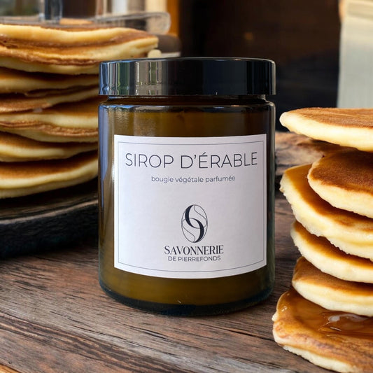 Bougie végétale parfumée "Sirop d'érable"