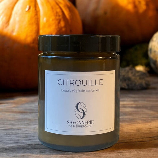 Bougie végétale parfumée "Citrouille"