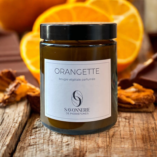 Bougie végétale parfumée "Orangette"