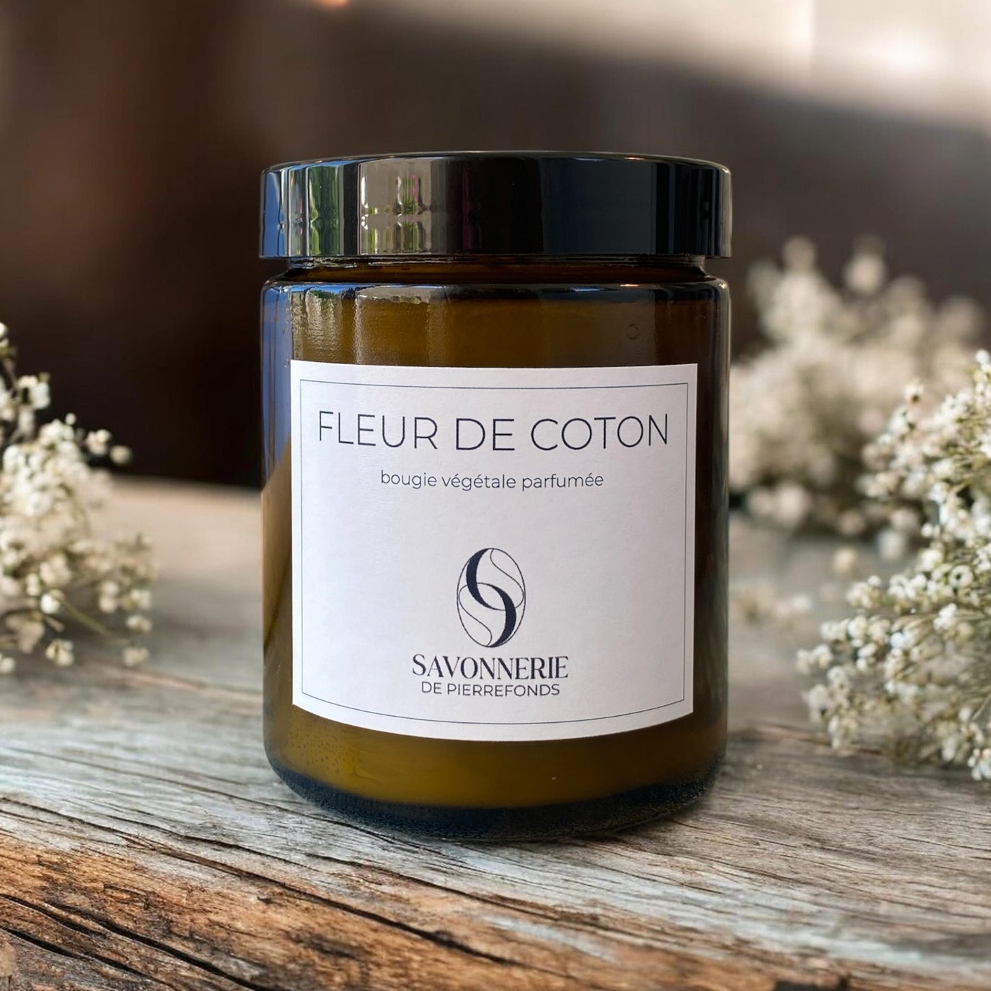 Bougie parfumée senteur "Fleur de coton"