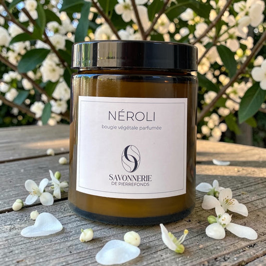Bougie végétale parfumée "Néroli"