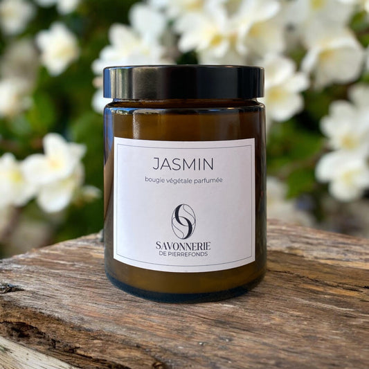 Bougie végétale parfumée "Jasmin"