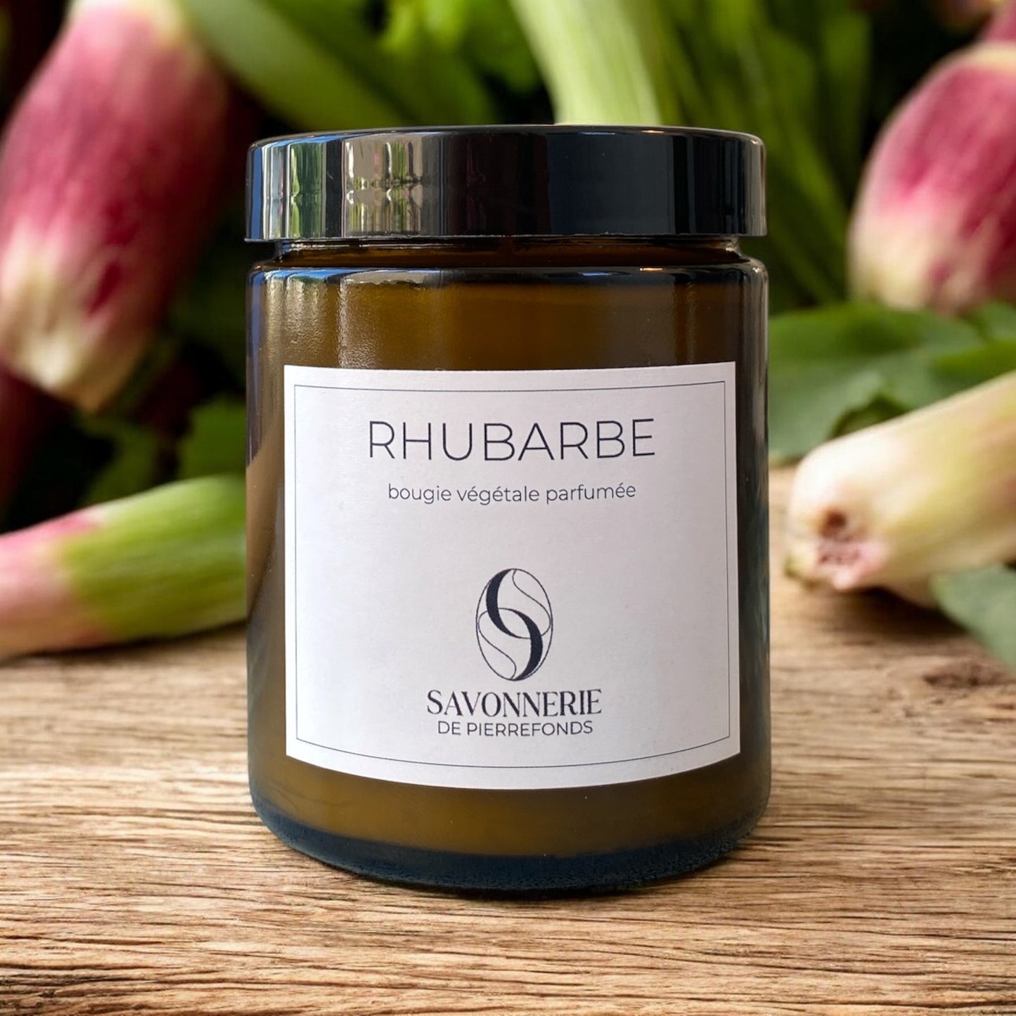 Bougie végétale parfumée "Rhubarbe"