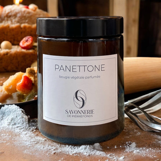 Bougie végétale parfumée "Panettone"