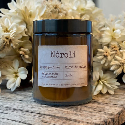 Bougie végétale parfumée "Néroli"