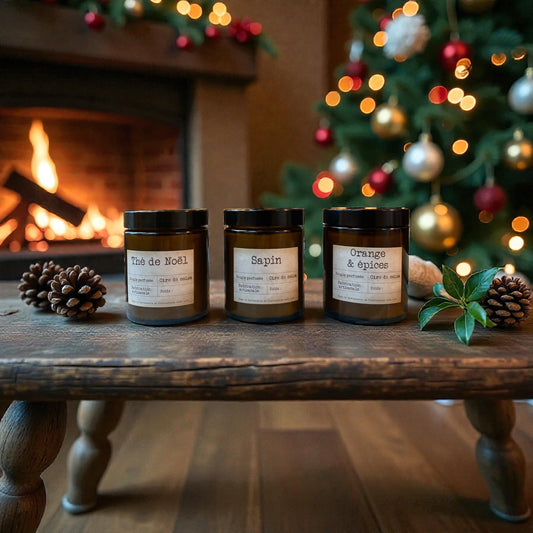 Coffret 3 bougies "Senteurs de Noël"