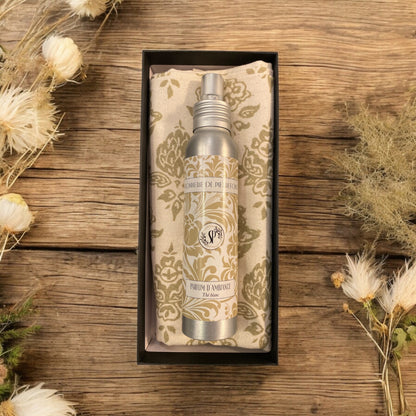 Coffret "Parfum d'ambiance & torchon"