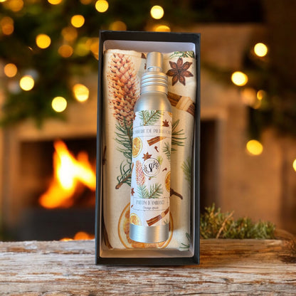 Coffret "Parfum d'ambiance & torchon"