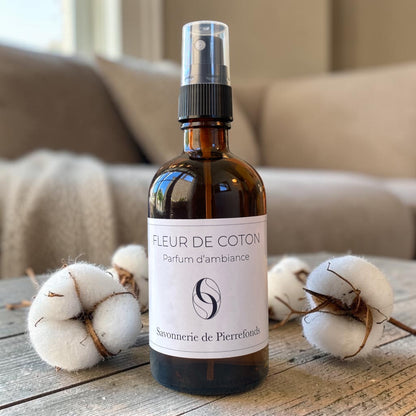 Parfum d'ambiance "Fleur de coton" pour la maison