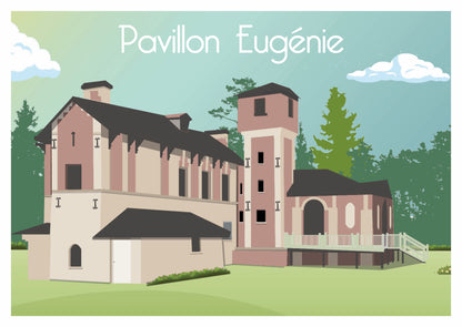 Carte postale Le Pavillon Eugénie à Vieux-Moulin