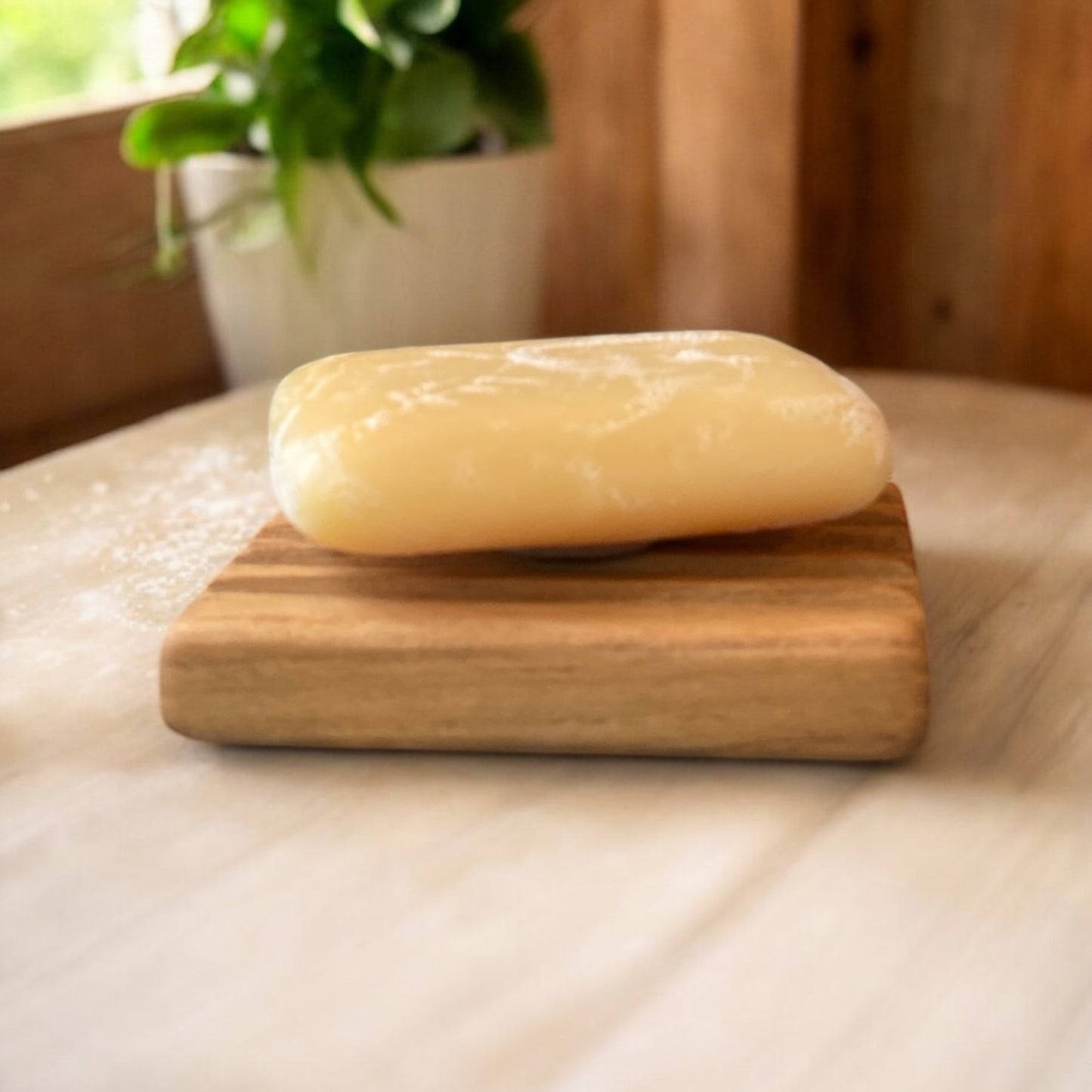 Minimalist soap dish with magnetic suction cup