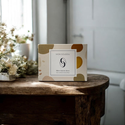 Savon surgras "Mon Doudou" Miel et lait de chèvre