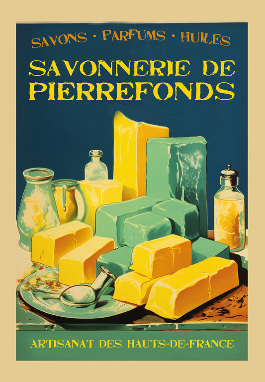 Carte postale "Savonnerie de Pierrefonds"