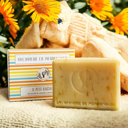 Savon Surgras "Le petit baigneur" Calendula et Mimosa