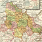 Carte postale "Carte ancienne des Hauts-de-France"