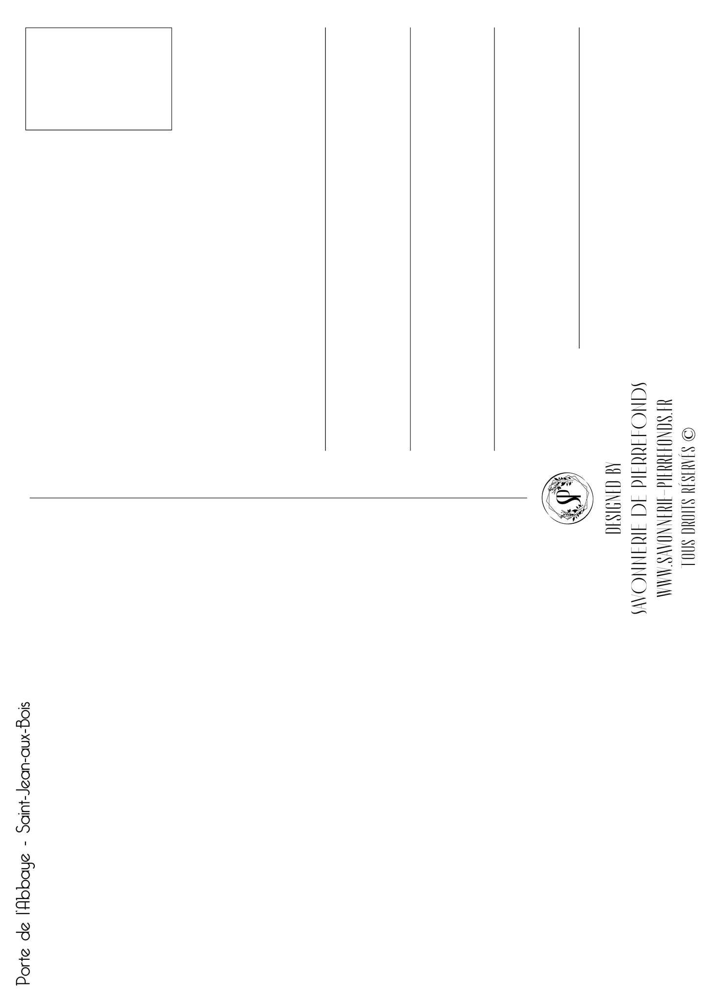 Carte postale "Portes de l'Abbaye - Saint-Jean-aux-Bois"